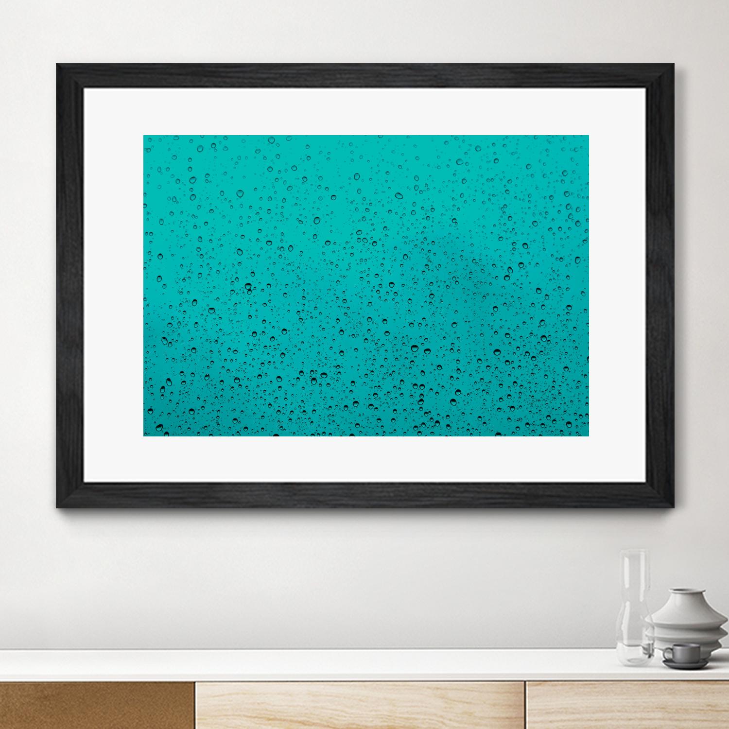 Waterdrops by Pexels on GIANT ART - black everyday life