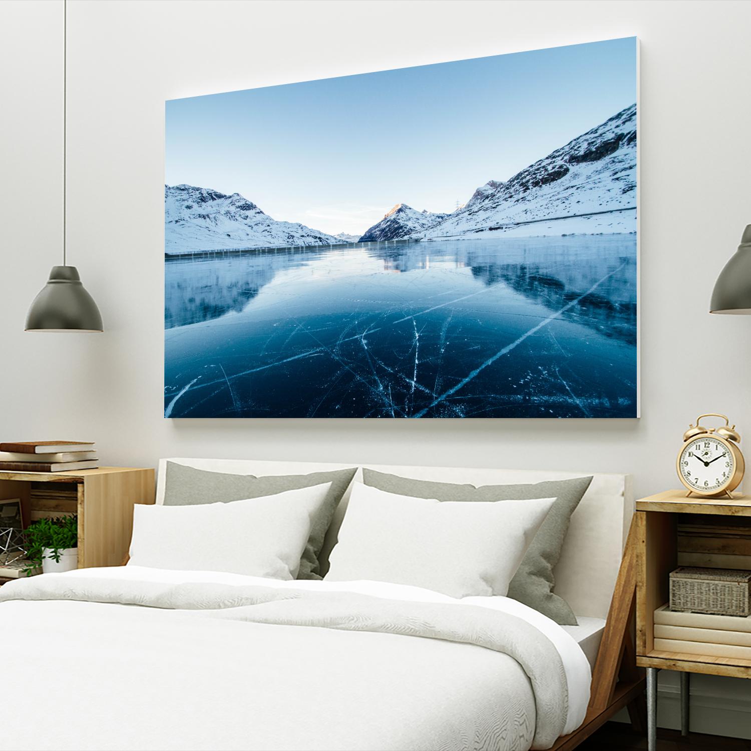 Thin Ice by Pexels on GIANT ART - white landscape