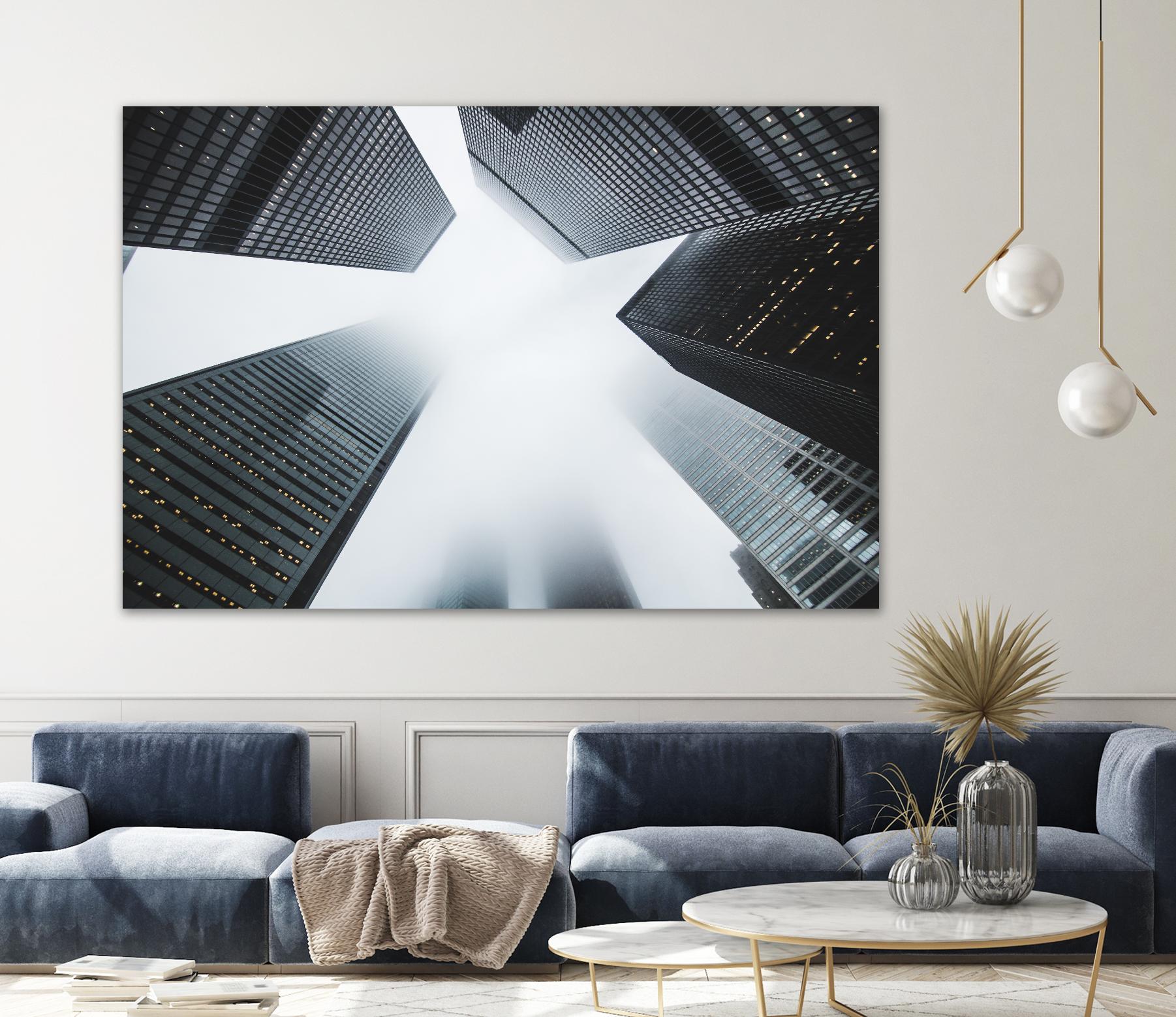 Skyline by Pexels on GIANT ART - white architectural