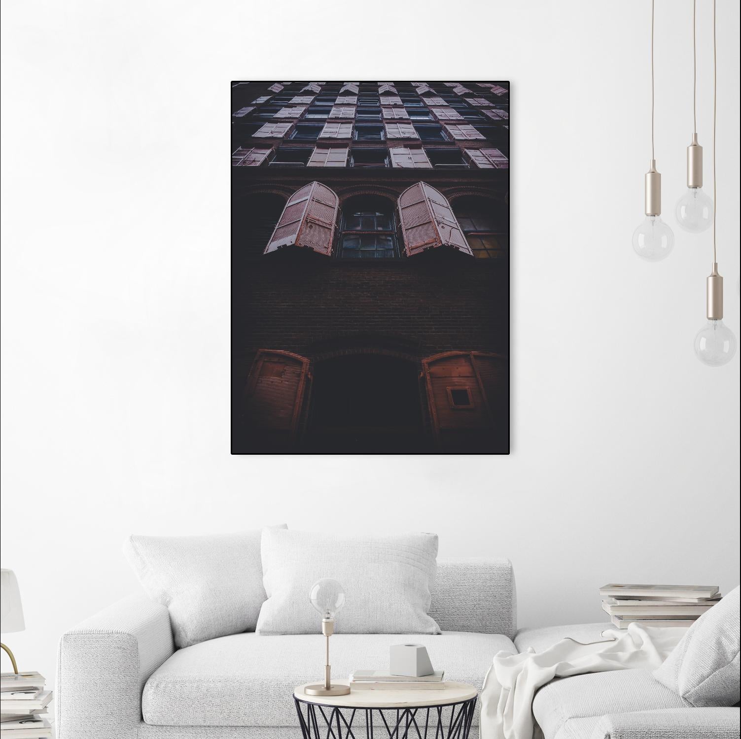 Windows IV by Pexels on GIANT ART - black architectural