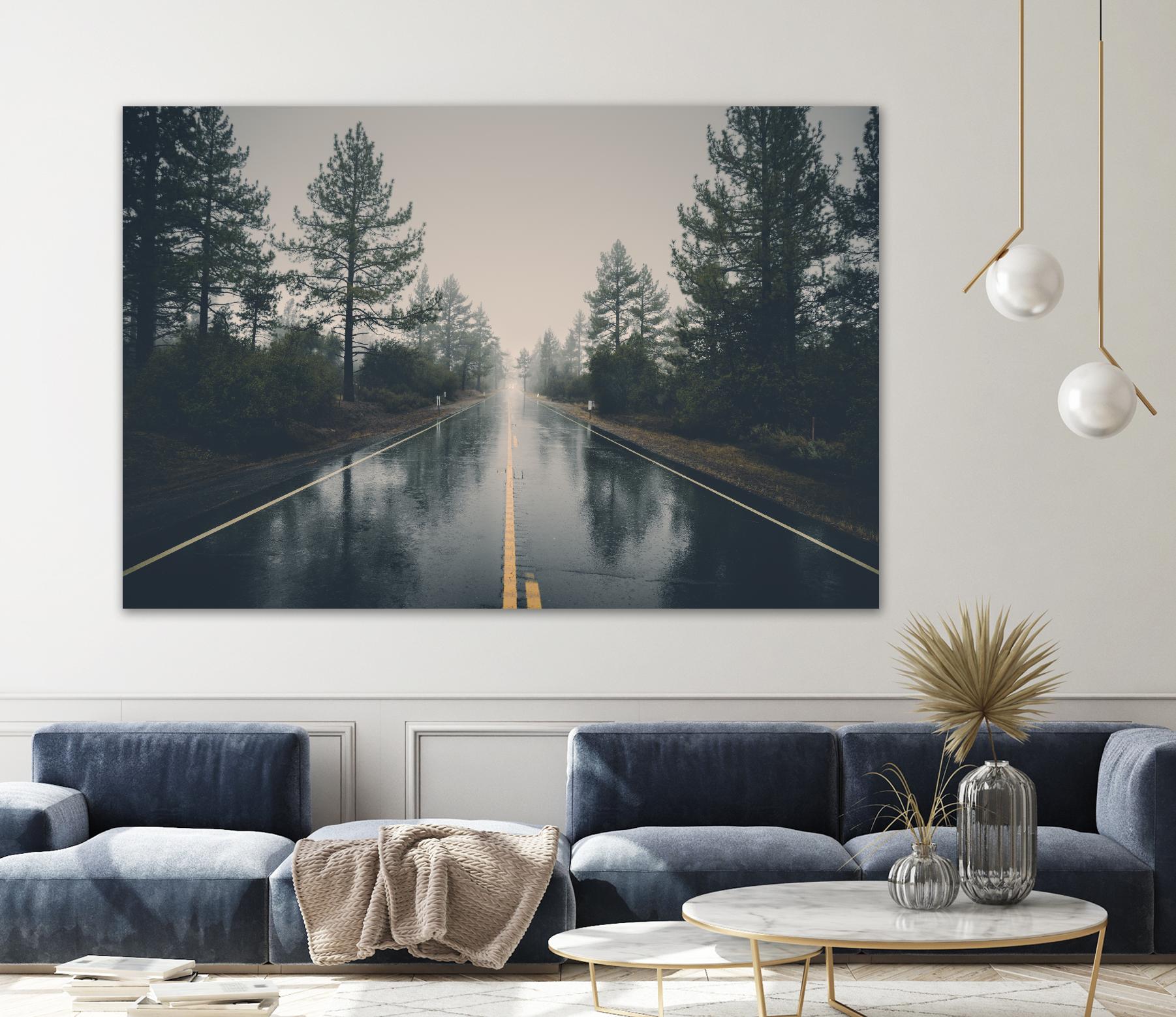 Rainy day by Pexels on GIANT ART - black landscape