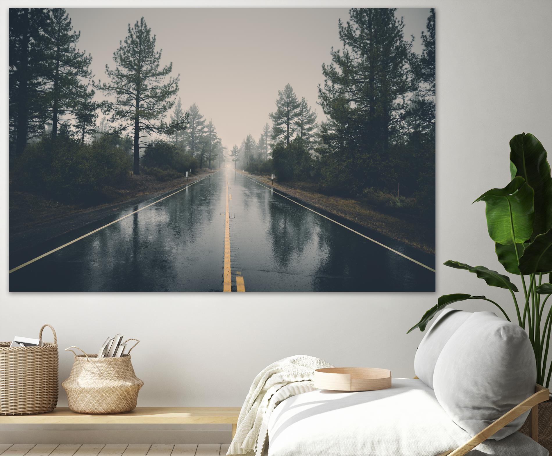 Rainy day by Pexels on GIANT ART - black landscape