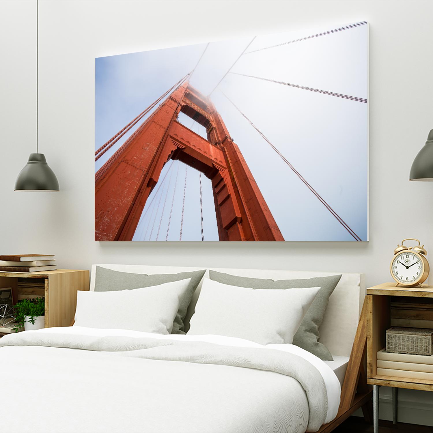 Bridge view by Pexels on GIANT ART - white architectural