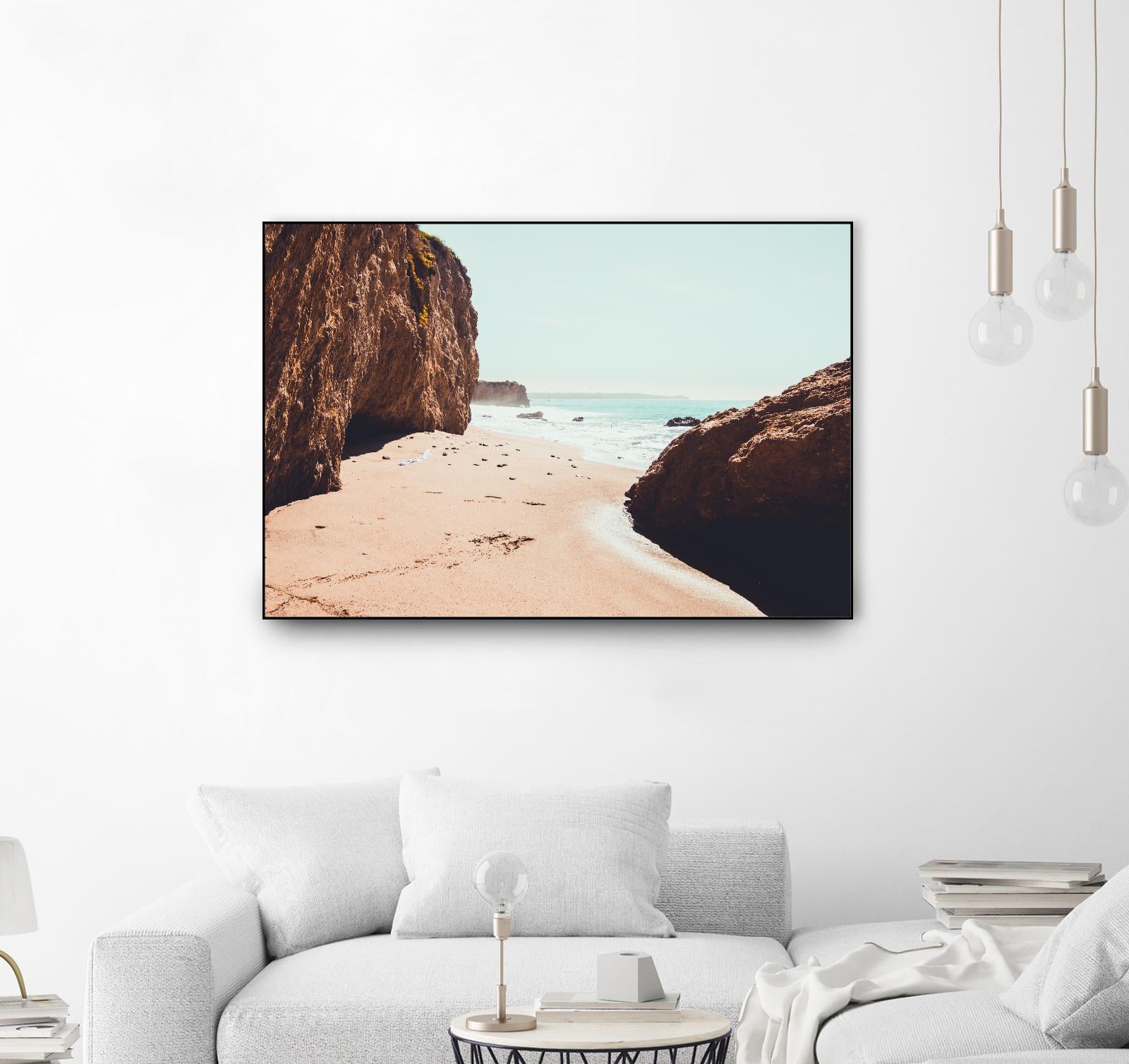 Perfect day by Pexels on GIANT ART - beige sea scene