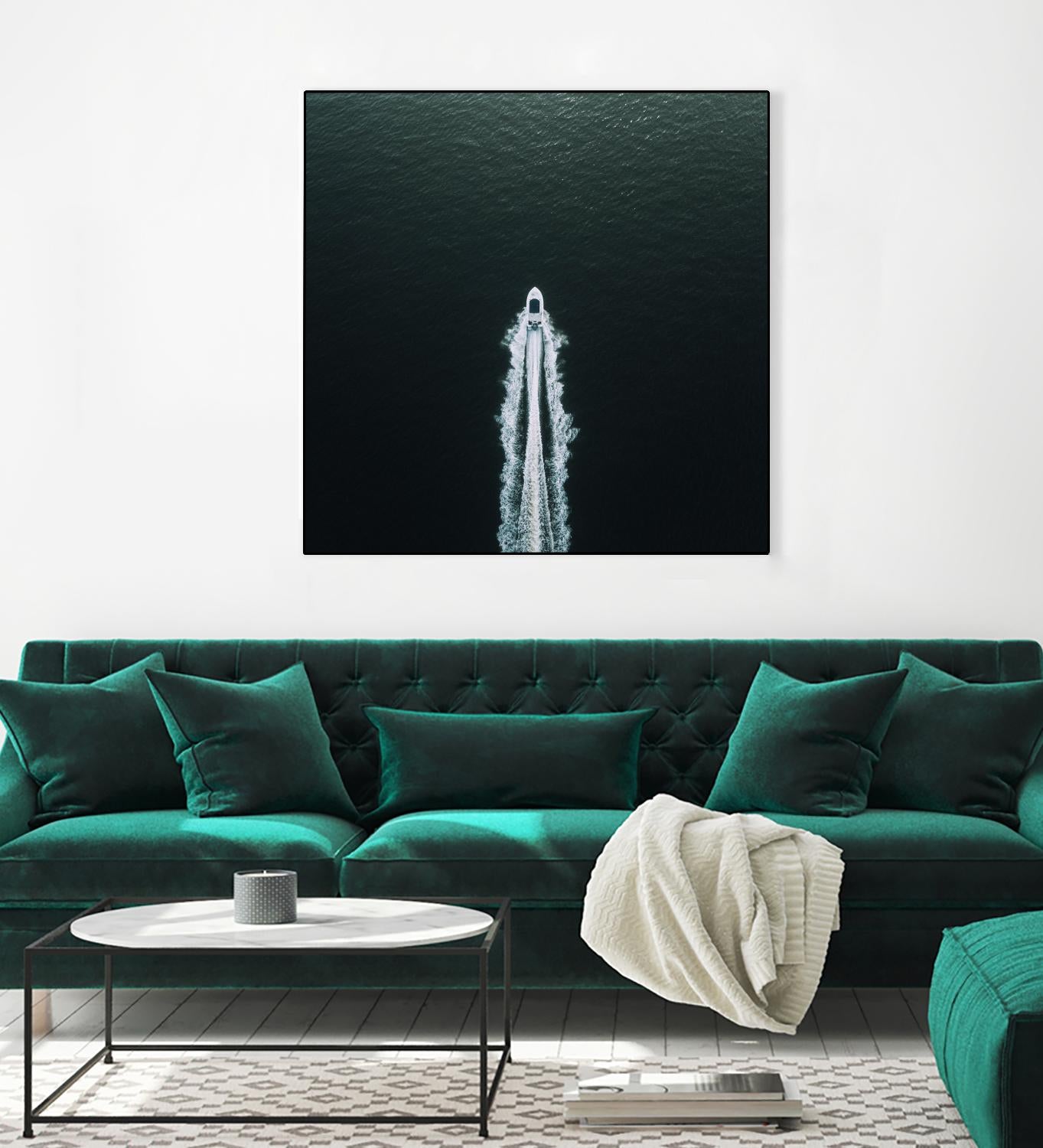 Row your boat by Pexels on GIANT ART - black nautical
