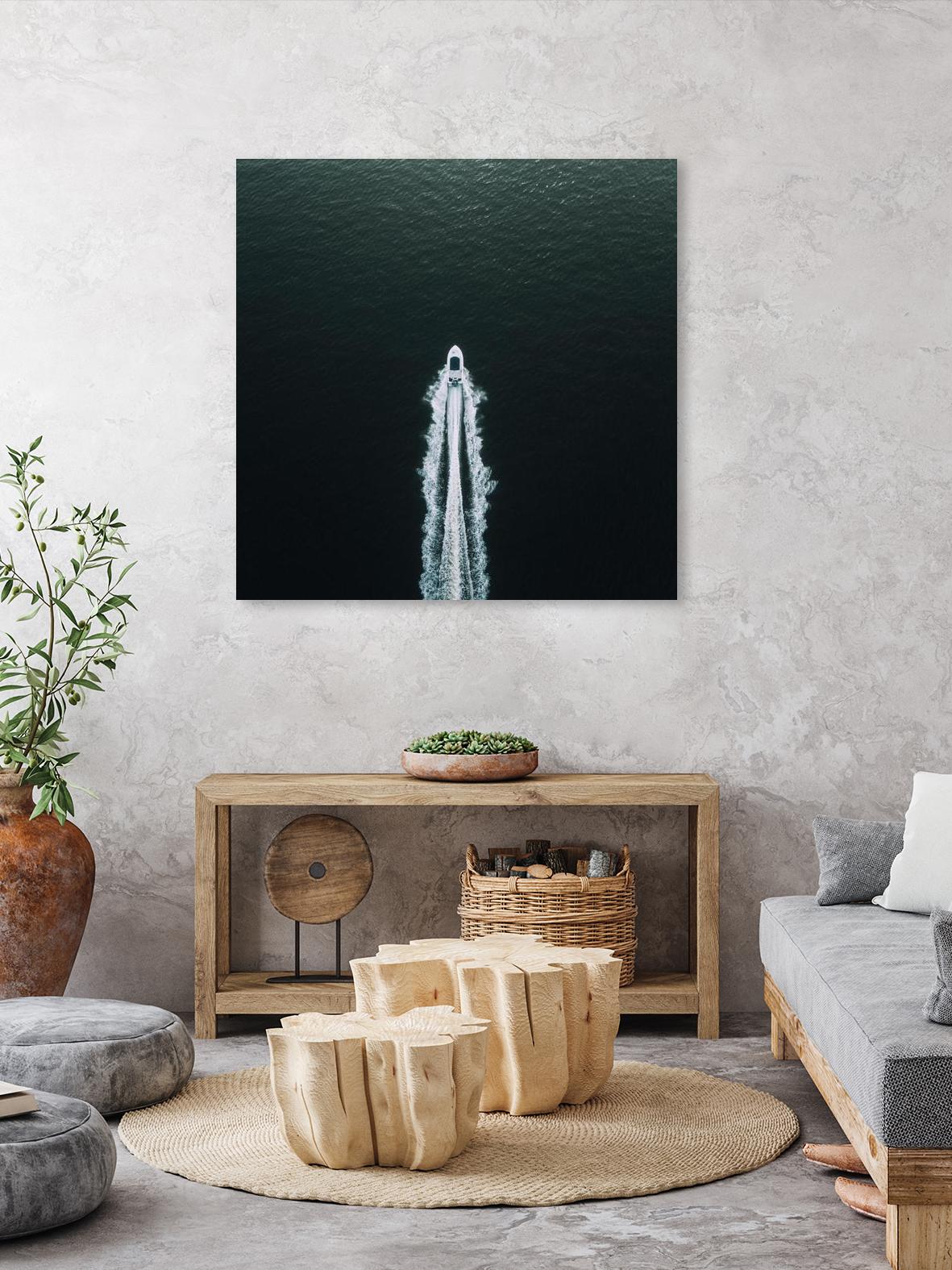 Row your boat by Pexels on GIANT ART - black nautical