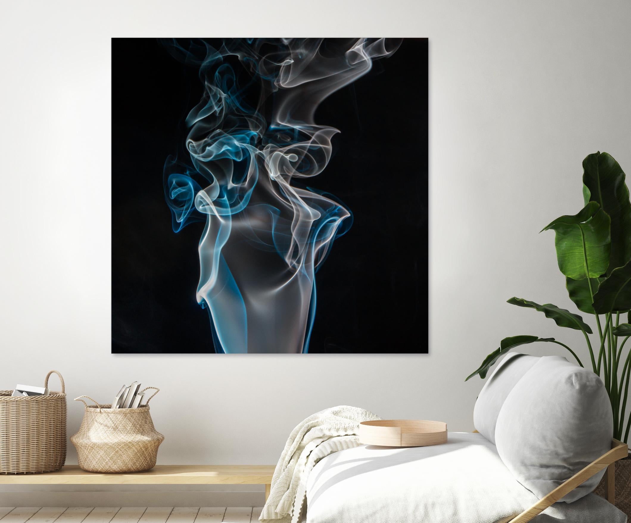 Blue smoke by Pexels on GIANT ART - blue photo art