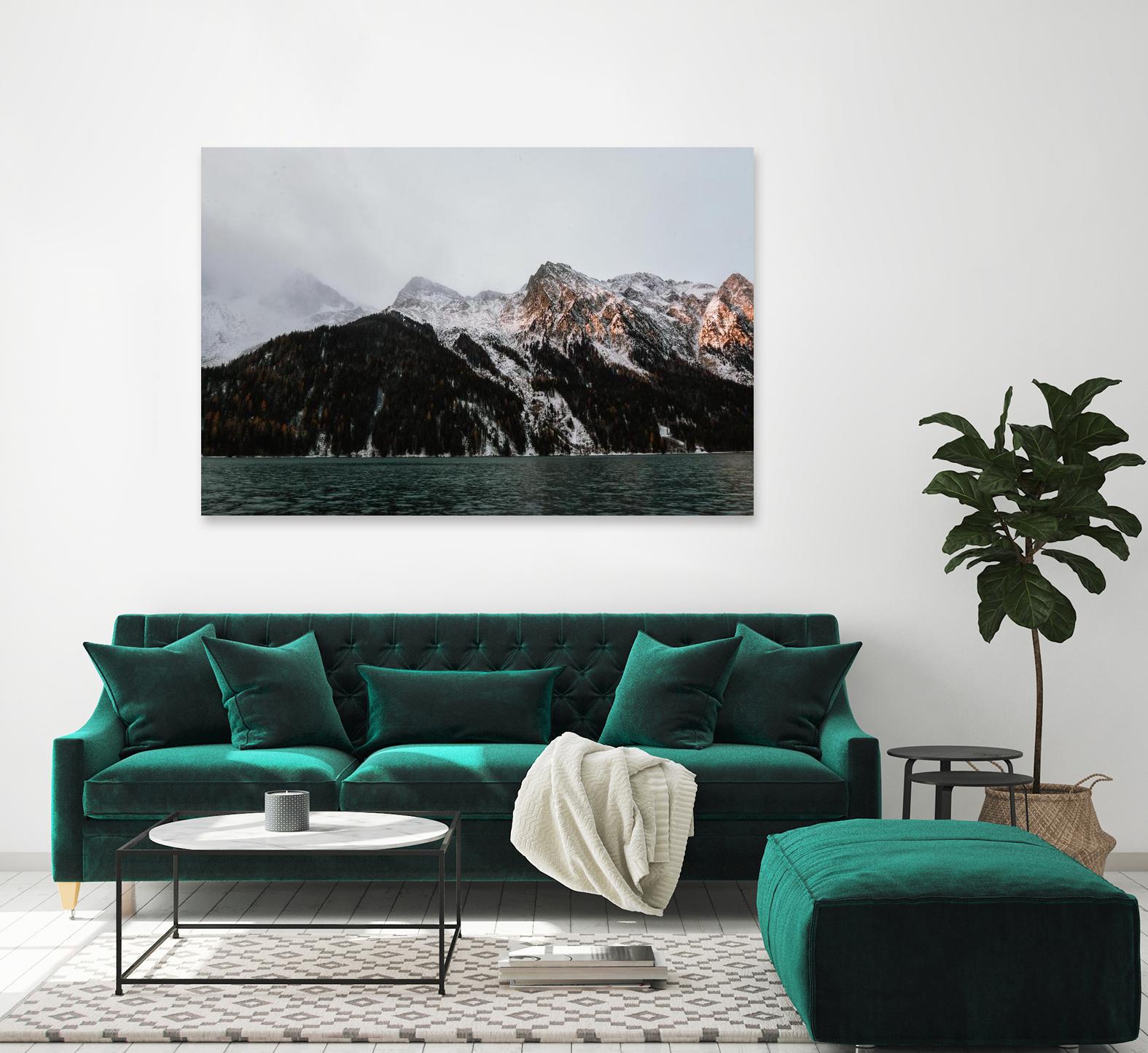 Last ray of sunshine by Pexels on GIANT ART - black landscape
